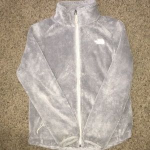 Womans medium sized fleece zip-up NorthFace